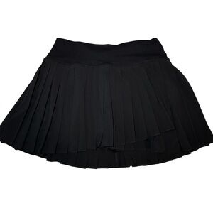 Offline By Aerie Pleated Athletic Skort Size XL NWT Black Pickleball Tennis Golf